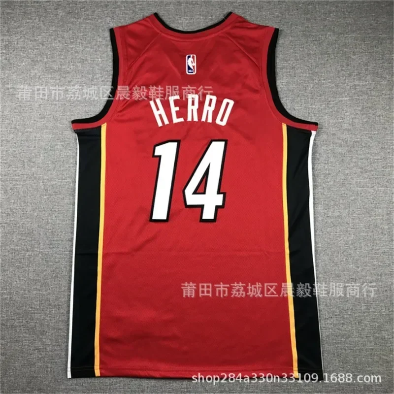 Hasbro Heat Basketball Jersey No.3 Wadlowry No.14 Hero No.13 Adebayor Embroidered Jersey Short Sleeve Boys Holiday Gift Shorts