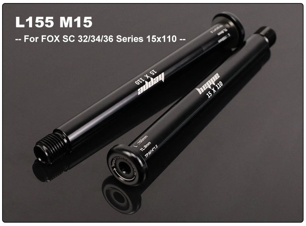 HEPPE Fahrrad 15x100/110 20x110 Steckachse MTB Gabel Welle Spieß Fahrrad Vorderradnabe Achse für FOX 32/34/36/38/40 Gabel – Detail 14