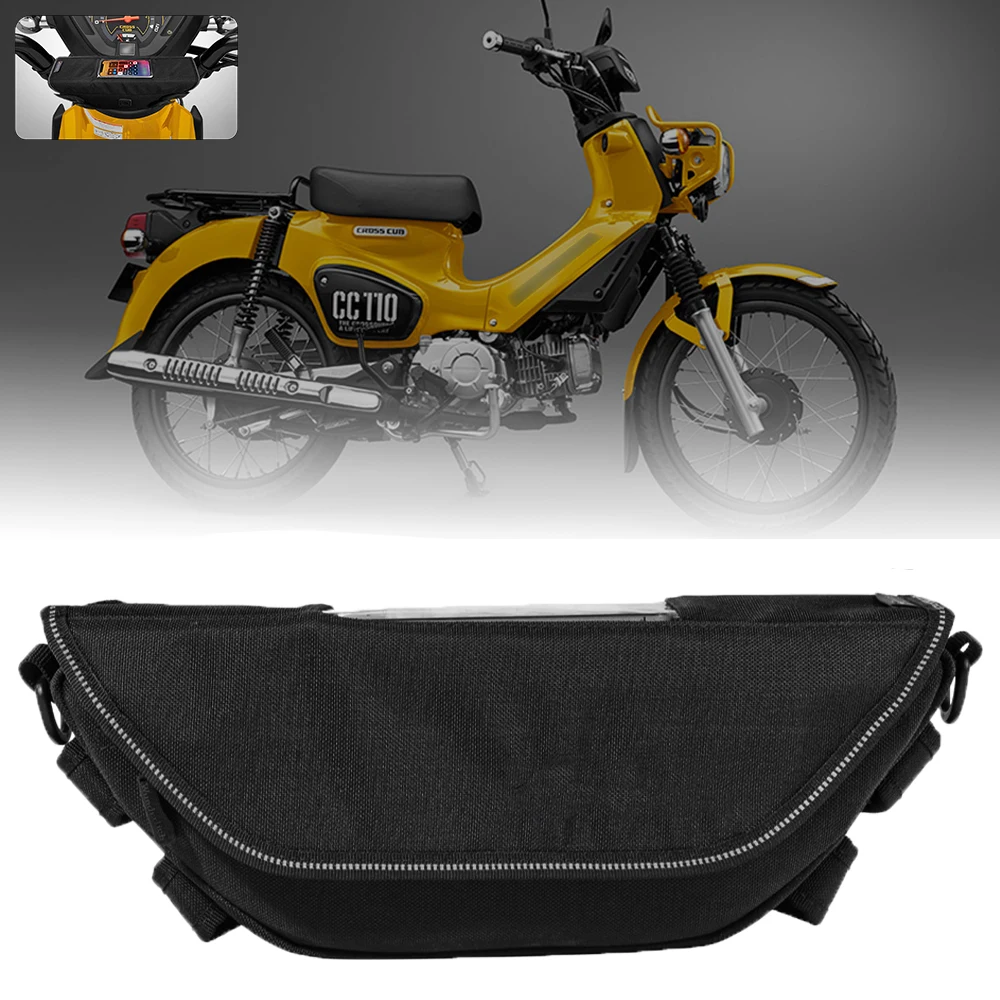 

For HONDA CC110 CC 110 Motorcycle accessory Waterproof And Dustproof Handlebar Storage Bag navigation bag