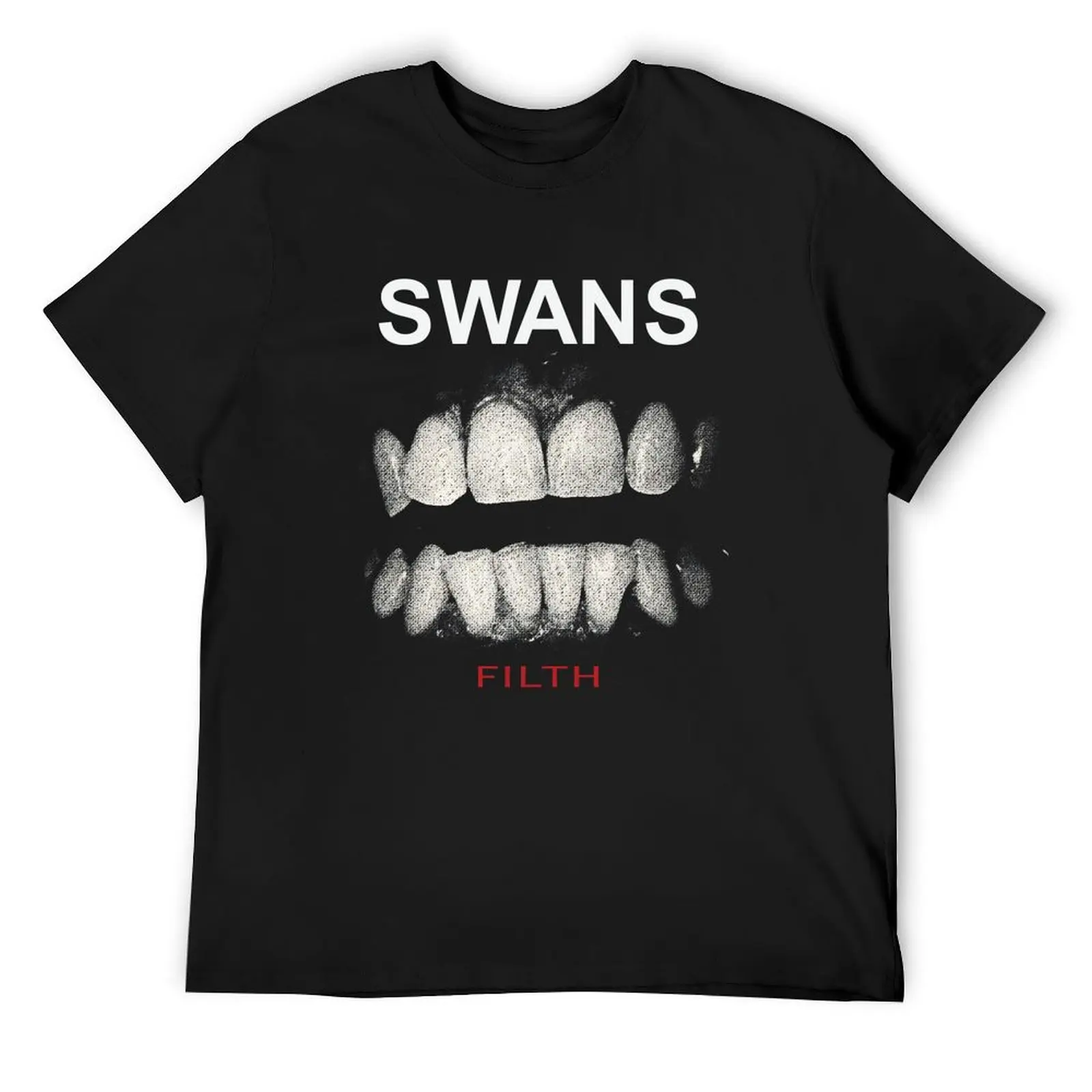 

swans band filth T-Shirt quick-drying anime clothes shirts graphic tee men