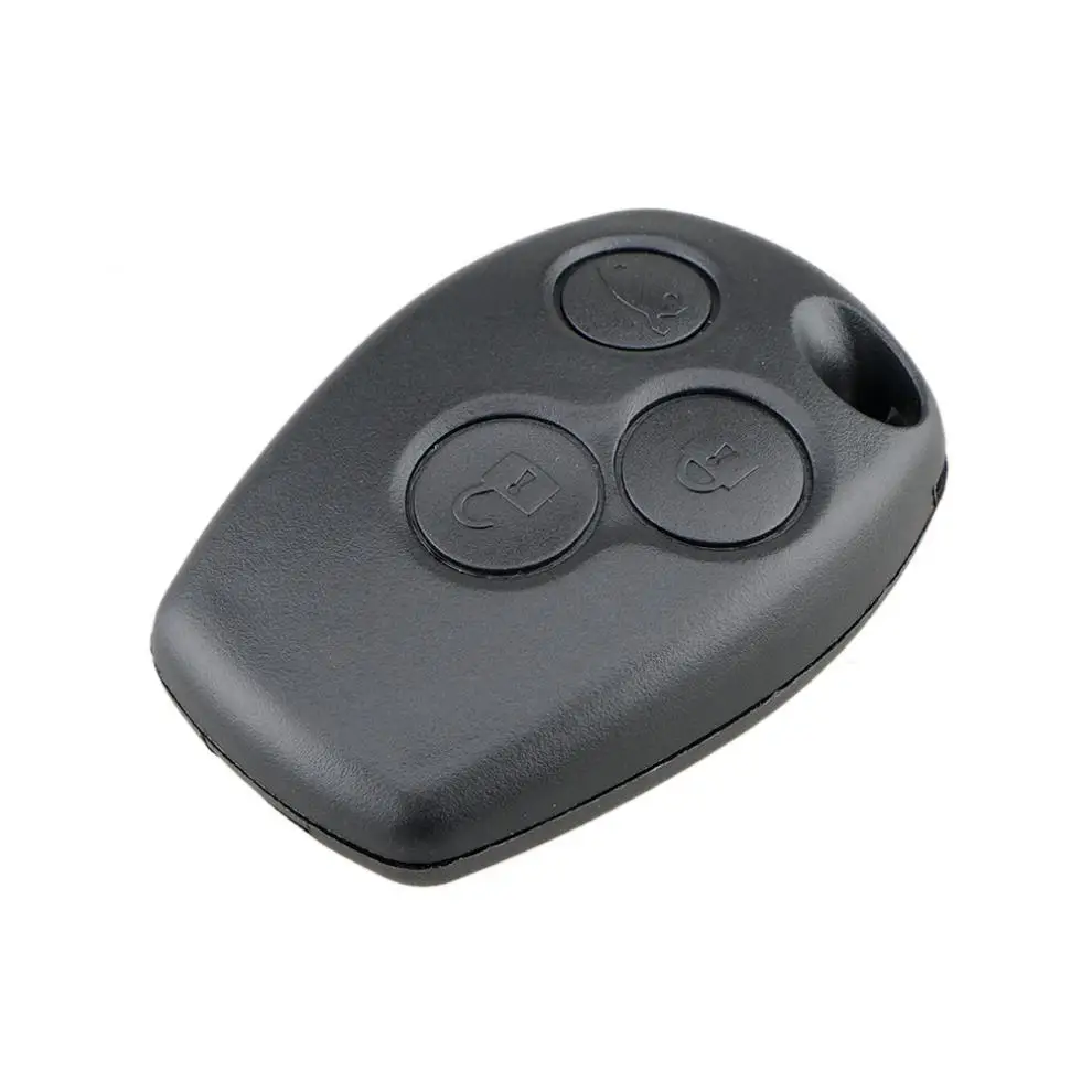 ปลอกกุญแจรีโมทรถยนต์ 3 ปุ่ม สำหรับ Renault Modus Clio3 Duster DACIA Logan Kangoo Nissan Almera รุ่น 206 307 พร้อมใบมีด