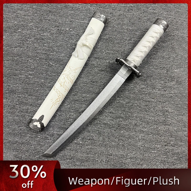 52cm/20.47in Medieval Short Sword Wooden With Sheath Katana Model Props Game Cosplay Peripherals Party Display Gifts Outdoor Toy