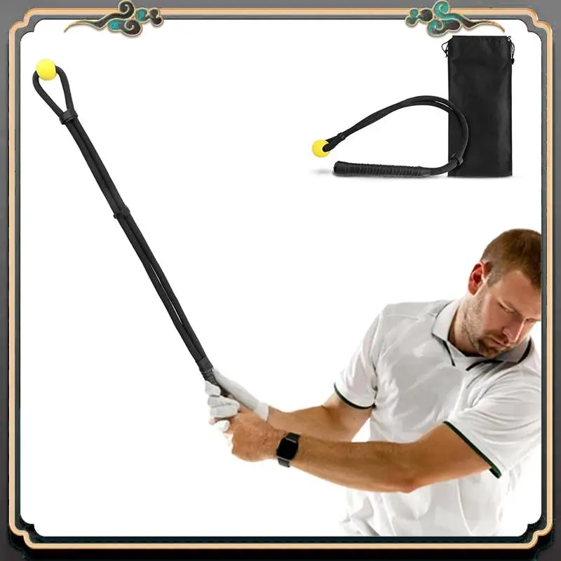 

Premium Golf Swing Training Aid, Rope Trainer Equipment Improve Swing Speed Lagging Rhythm, Golf Warm-Up Exercise For Strength