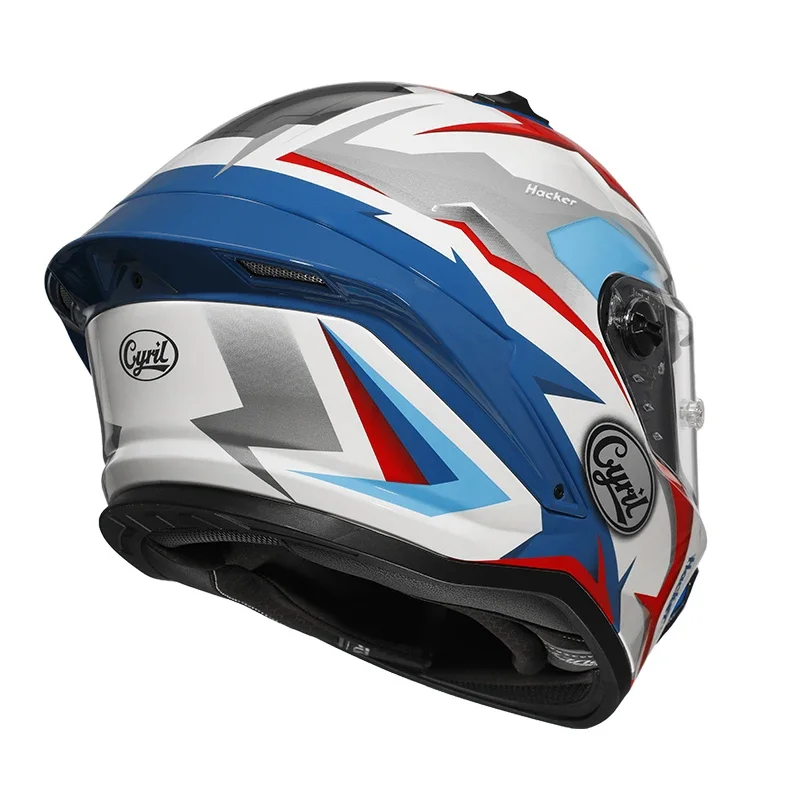 Cyril FF352 R1 Full Face Motorcycle Helmet Racing Moto Helmets DOT Certified Cacso Motorcycle for Adult Men Women with Tinted