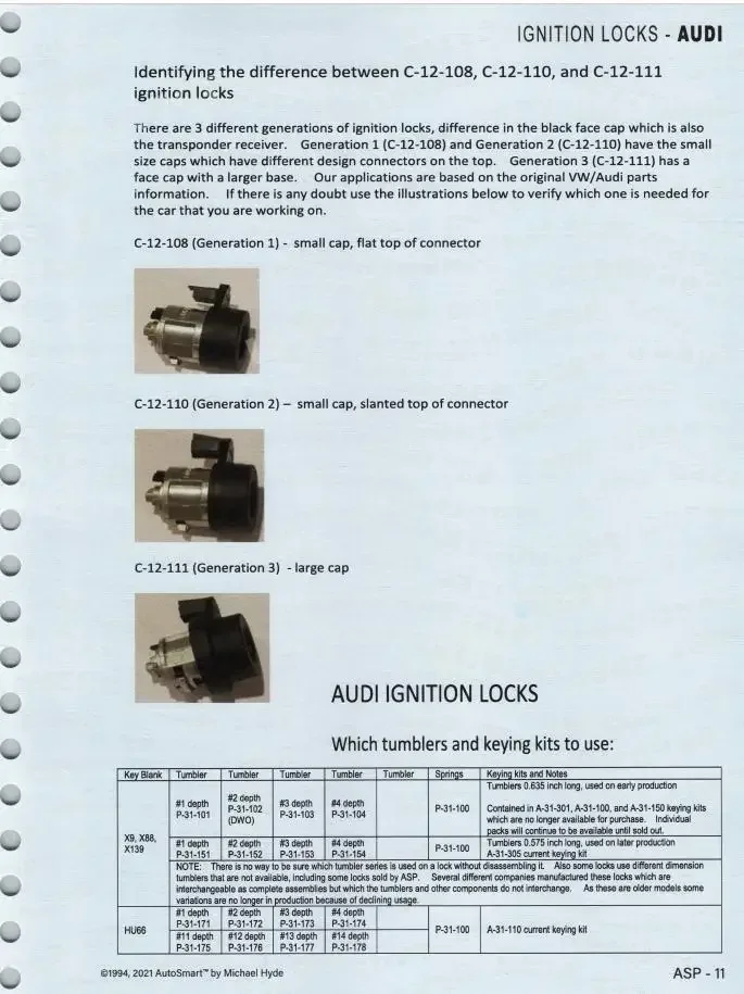 for Transponders Locksmith Repair Manual AutoSmart Tool  for European Domestic Cars Trucks  Updated Model Information Service