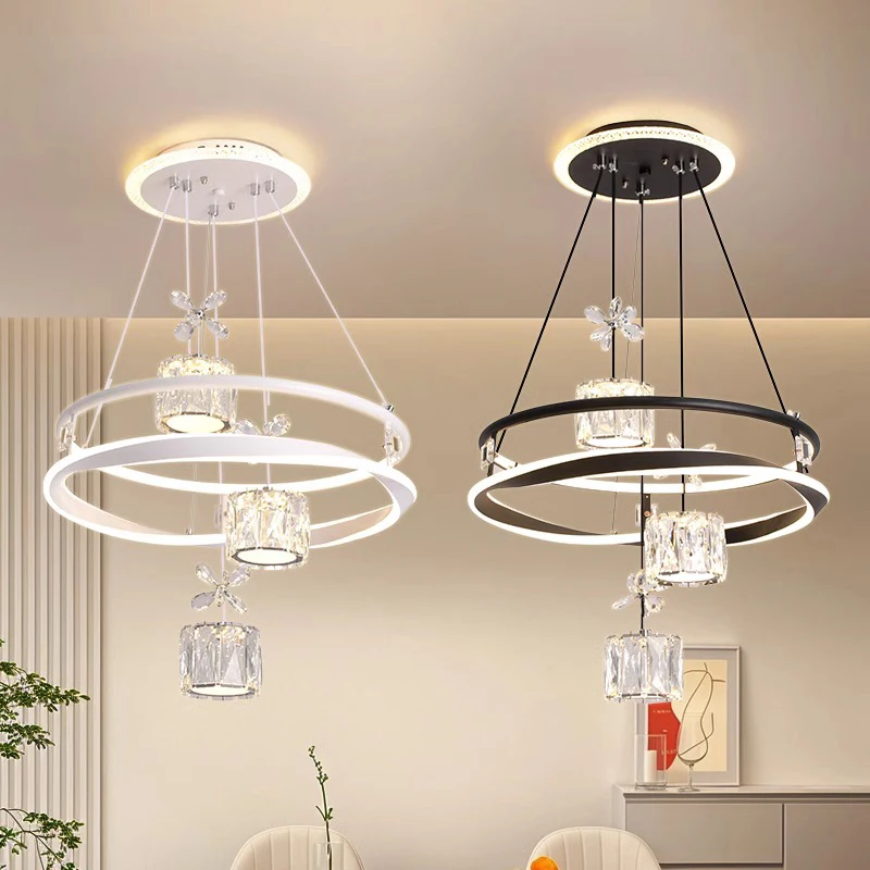 

Роскошные хрустальные украшения для дома, подвесные светильники, люстра для гостиной, столовой, подвесной светильник, потолочный светильник, внутреннее освещение