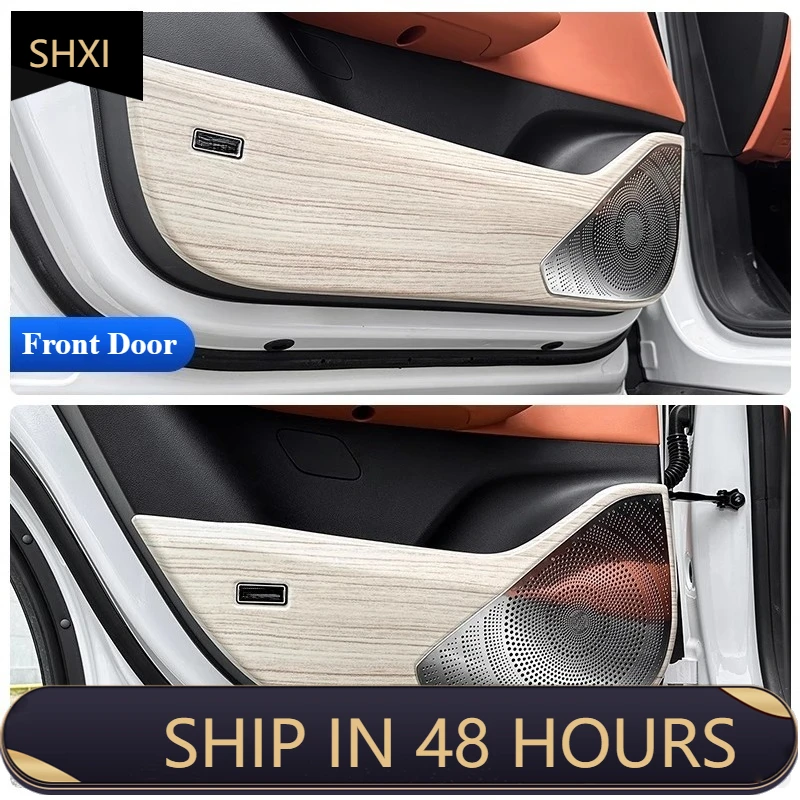 Good Quality New For Changan Deepal S07/S7 4Pcs Car Door Anti-kick Pad ABS Fully Enclosed Anti-collision Sticker With Stainless