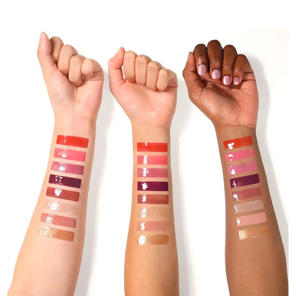 Water Light Lip Gloss Peptide Moisturizing Lip Plumper Tint Hydrating Liquid Lipstick Shiny Finish Natural Makeup