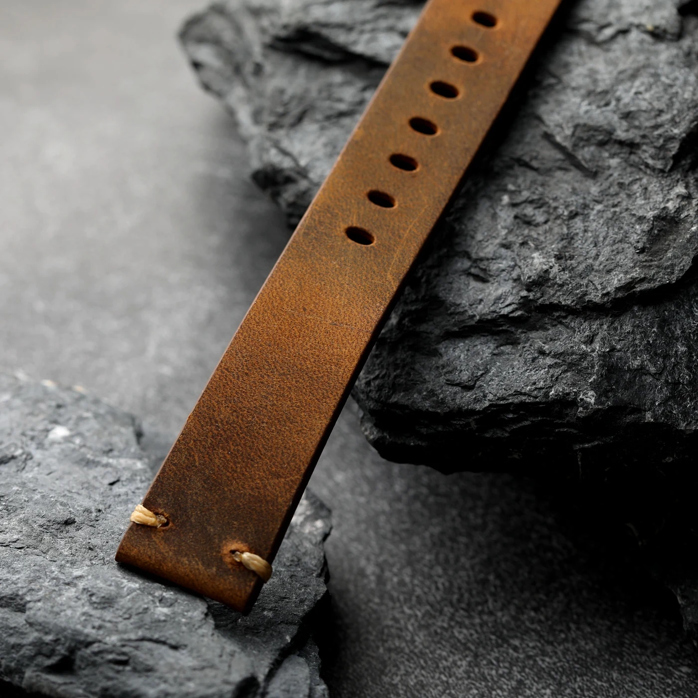 Handmade vintage men's leather - đánh giá và giá Rubber Strap Diver