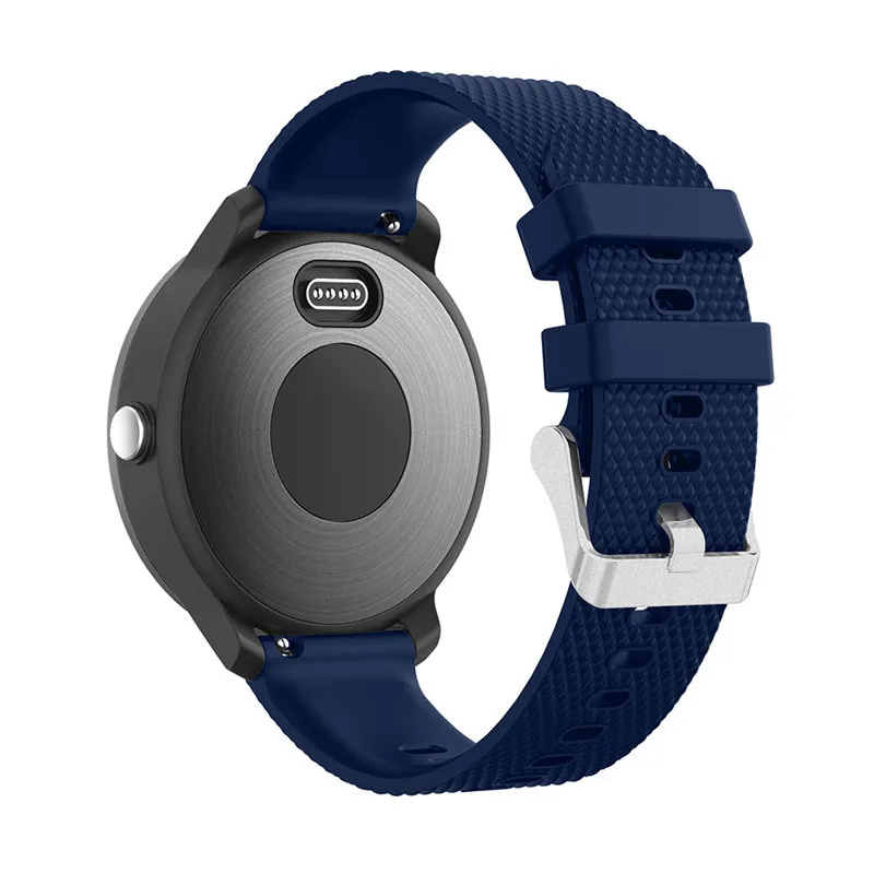Buntes Weiches Silikon-Ersatzarmband für Garmin Vivoactive3 Vivomove HR Smart-Armband für Garmin Vivoactive 3 Uhrenarmband – Detail 17