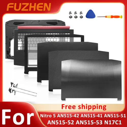 Funda de portátil para Nitro 5 AN515-41 AN515-31 AN515-42 AN515-51 AN515-52 AN515-53 N17C1 LCD contraportada bisagras de bisel frontal