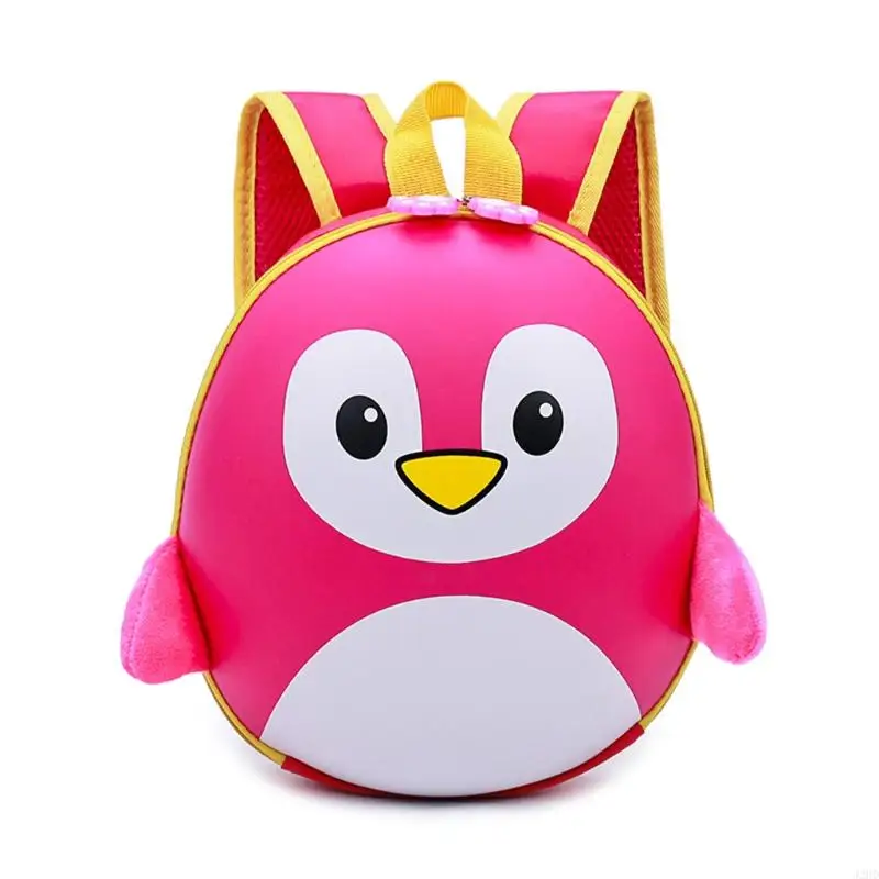 J2HD Baby Kids menino menina pinguim cartoon casual mochila