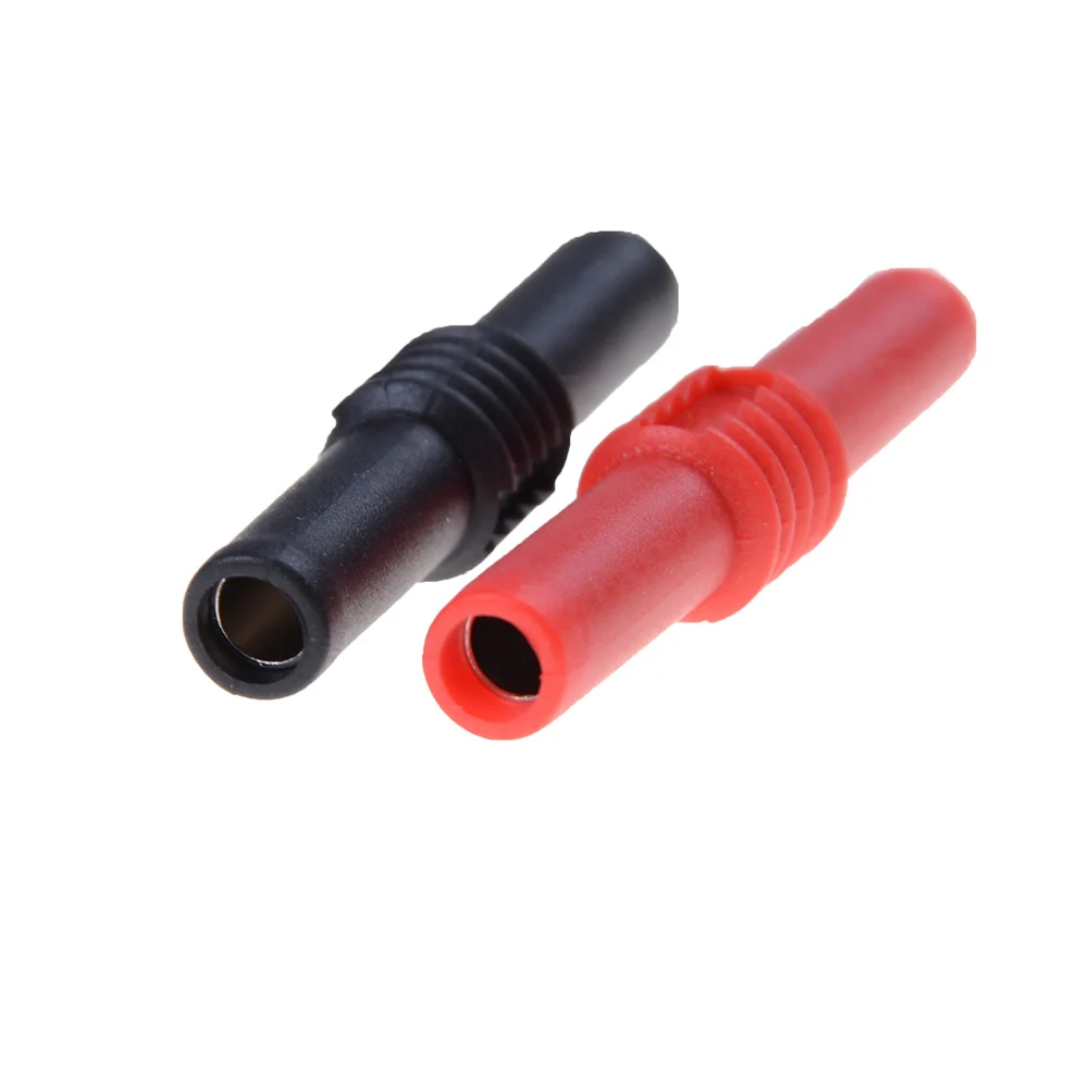 4mm Banana Plug Female To Female Socket Connector Insulated Power Adapter Multi-purpose Cable Extension Electrical Testing Tool