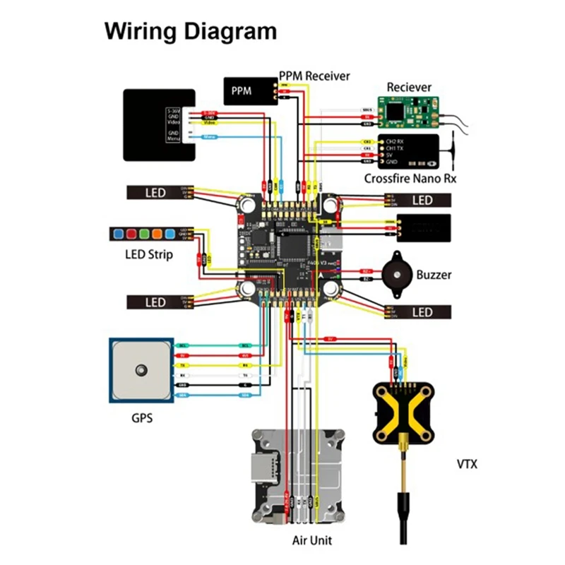 Для SB-F4V3-50-STACK Feta Поддержка 8-контактного двигателя емкостью 1000 мкФ Высокочастотный конденсаторный модуль с низким сопротивлением-A07G