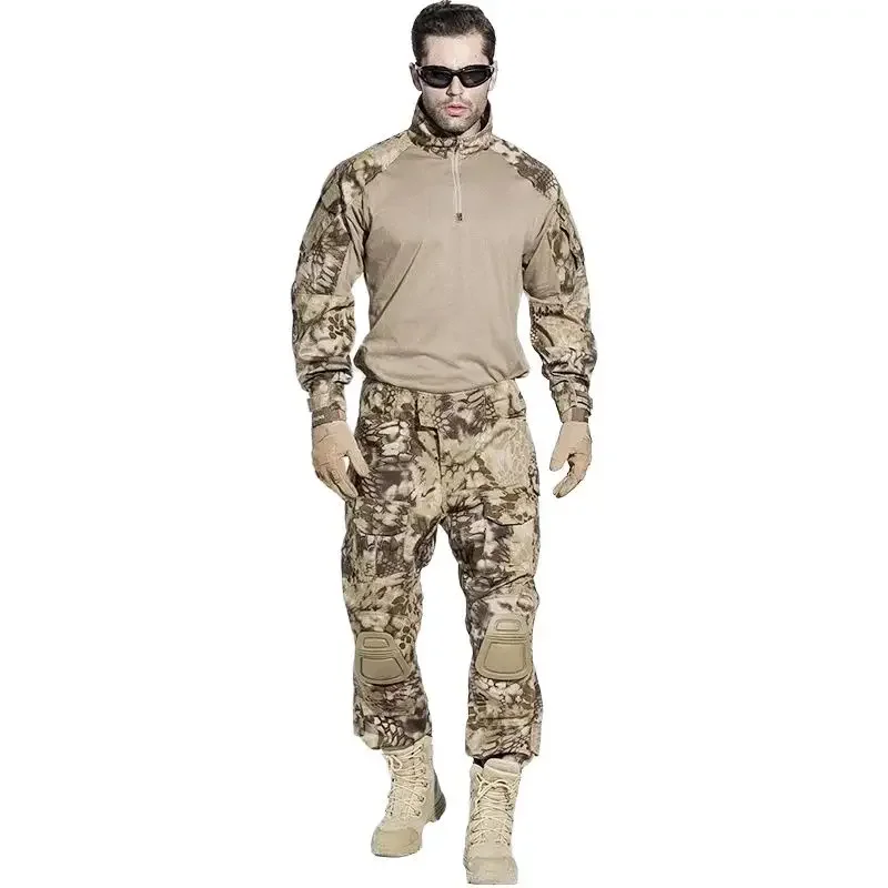 Emersongear E3 Combat Suits Mens Uniform Sets Shirt Pants Tops Duty Cargo Trousers Training Hunting Camping Hiking HLD