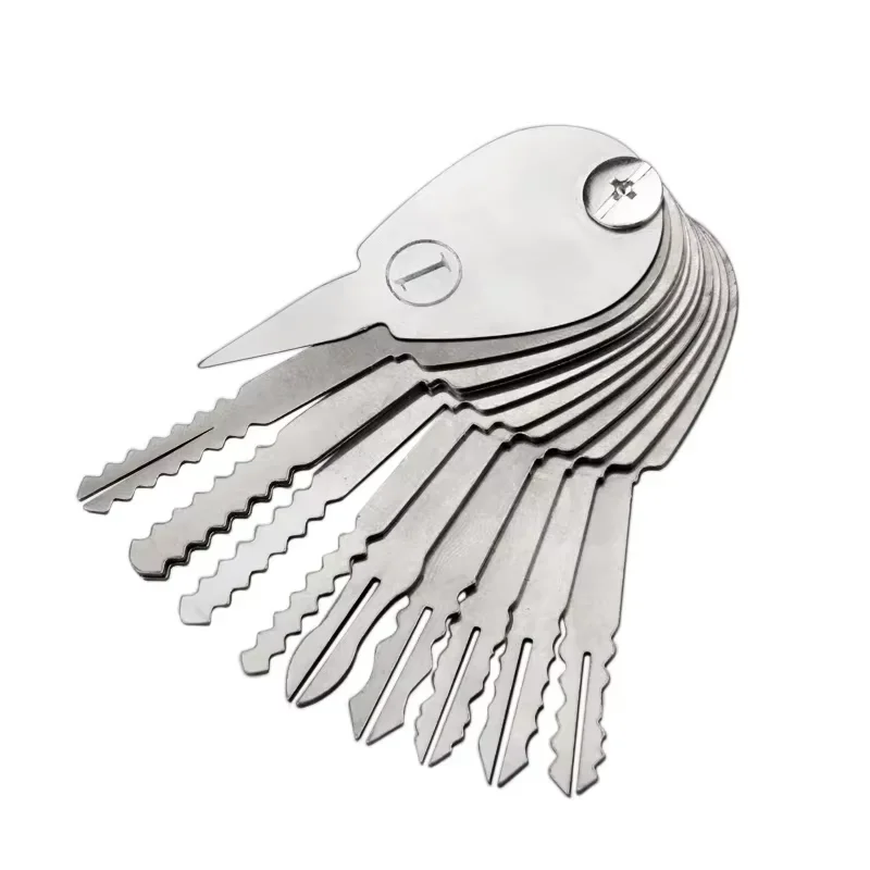 21PCS Foldable Car Lock Double Sided Opener Practice Locksmith Equipment Tool