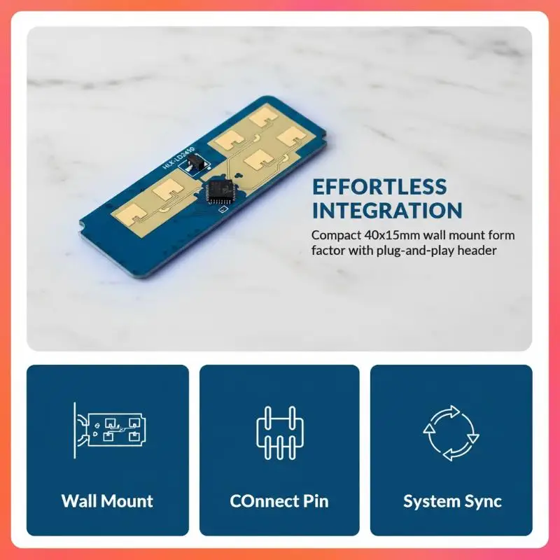 HLK-LD2450 24G Human Body Motion Tracking Radar Sensor Module 1 Pack High Accuracy for Intrusion Alarm Device