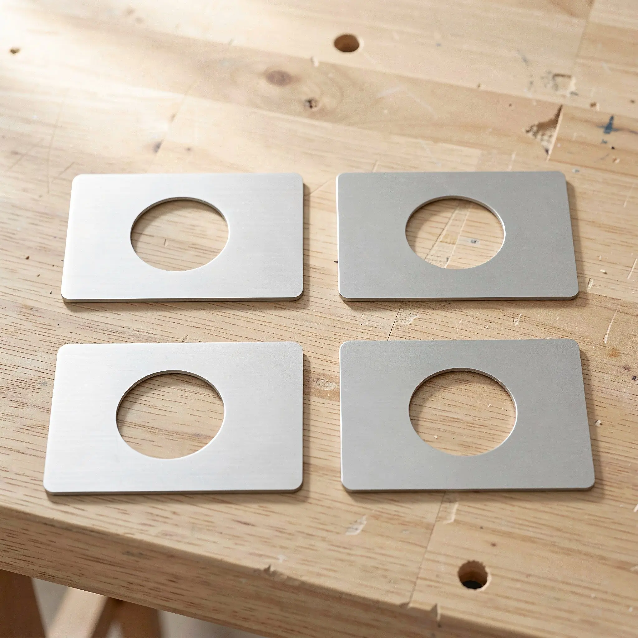 Door Reinforcer Kit - 4Pcs Ball Door Lock Repair Plate