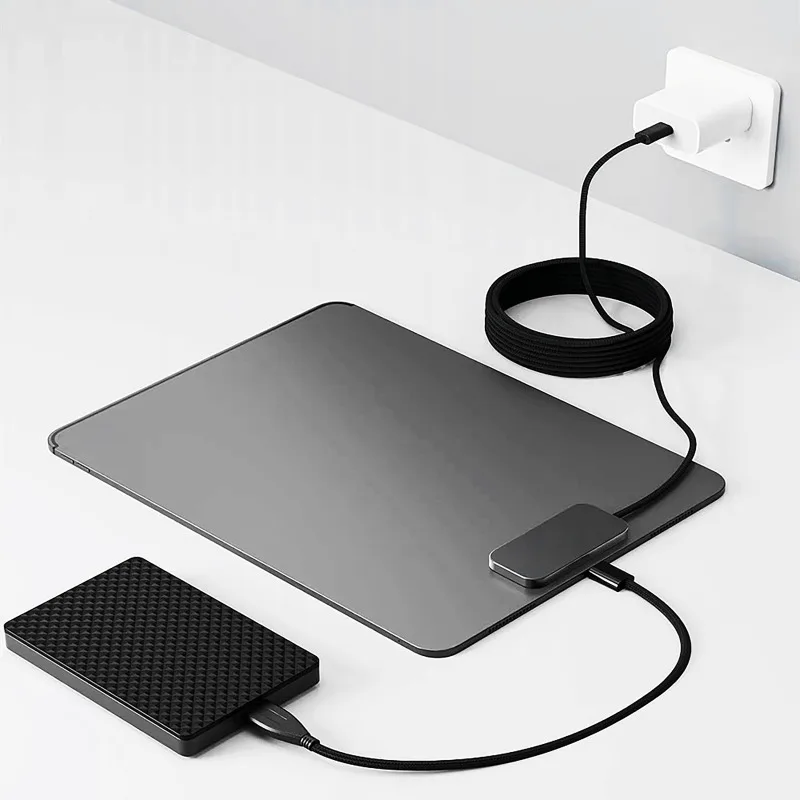 Smart Connector Charger With USB-C Aluminum Alloy Magnetic Charger Wireless Charging Pad Compatible for iPad Pro 11" (2025)