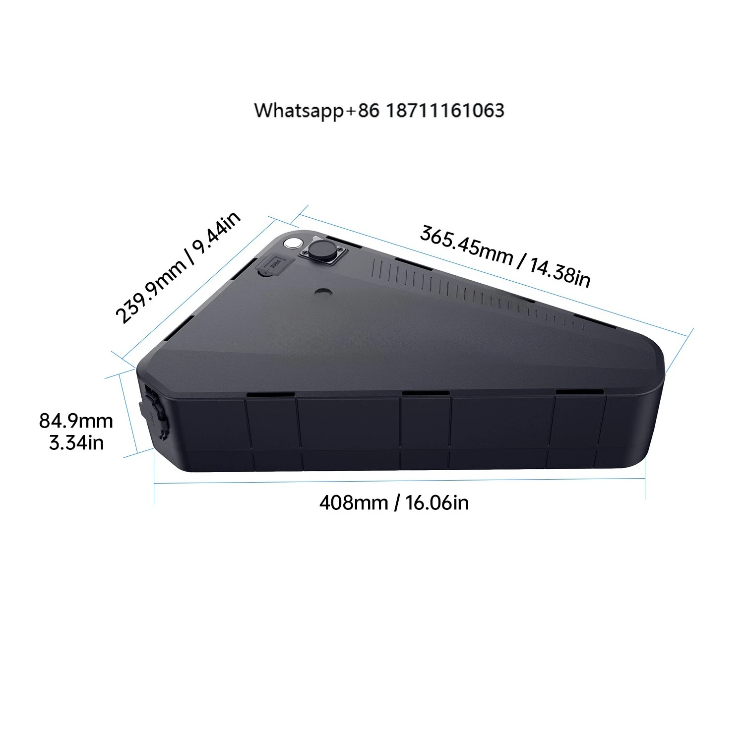 US stock triangle electric bicycle battery 72V 20Ah  21700 battery pack 60A BMS 4A charger for 3000W high power electric