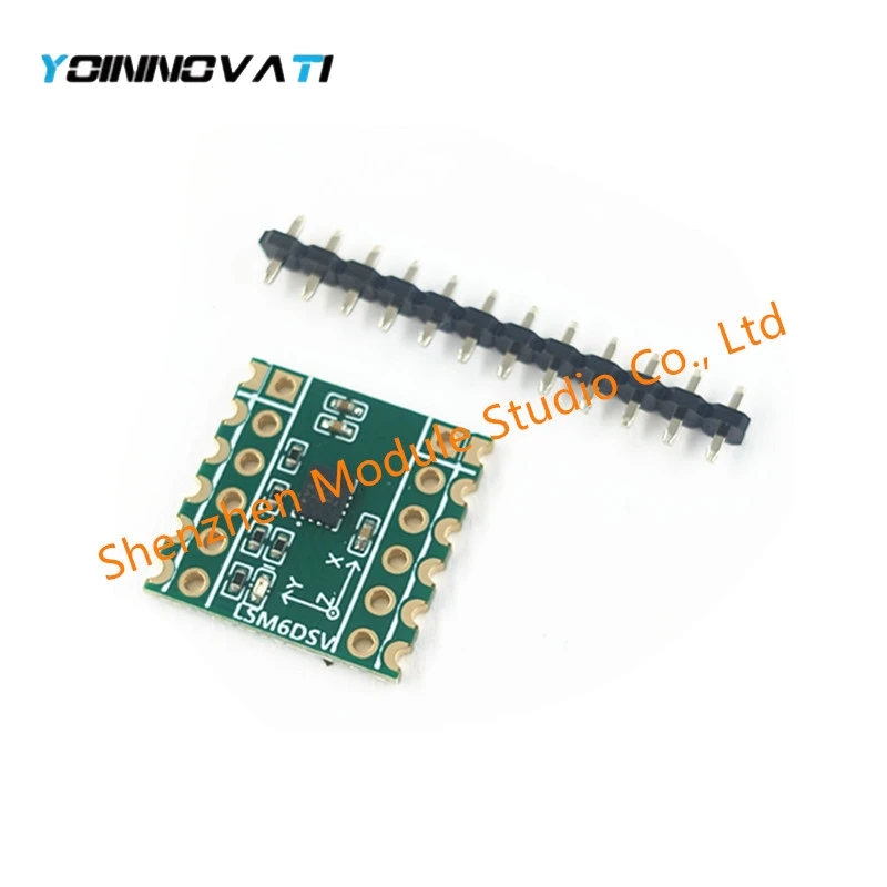 1PCS/5PCS Six-Axis Sensor LSM6DSV Module SPI/I2C Compatible for Smol/SlimeVR - Accelerometer & Gyroscope Data Logging