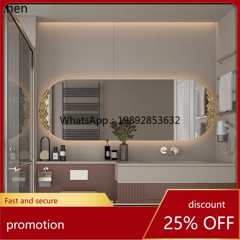 HT1 Full Body French Style Entryway HD Clothing Wall Hanging Decorative Mirror Home Hallway Mirror Explosion-Proof