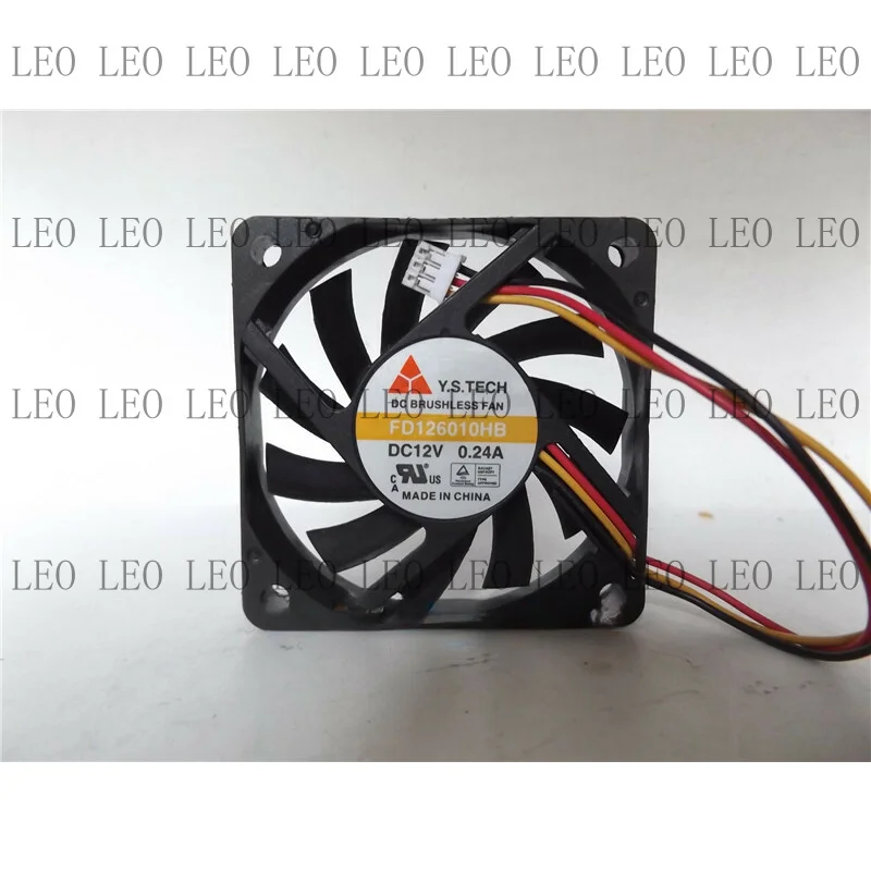 MY 1pcs  For Y.S.TECH FD126010HB 6CM 6010 12V 0.24A Ball Fan