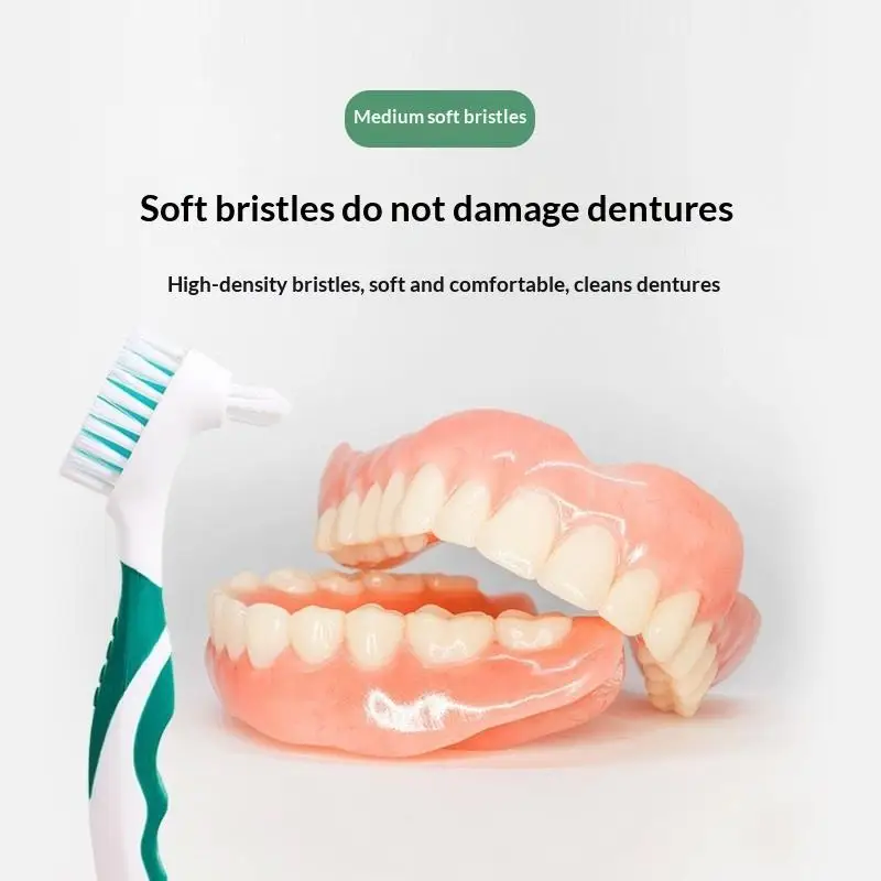 Double Sided Retainer Descaling Brush Multi Purpose Cleaning Tool Suitable For Invisible Braces And Denture Daily Care