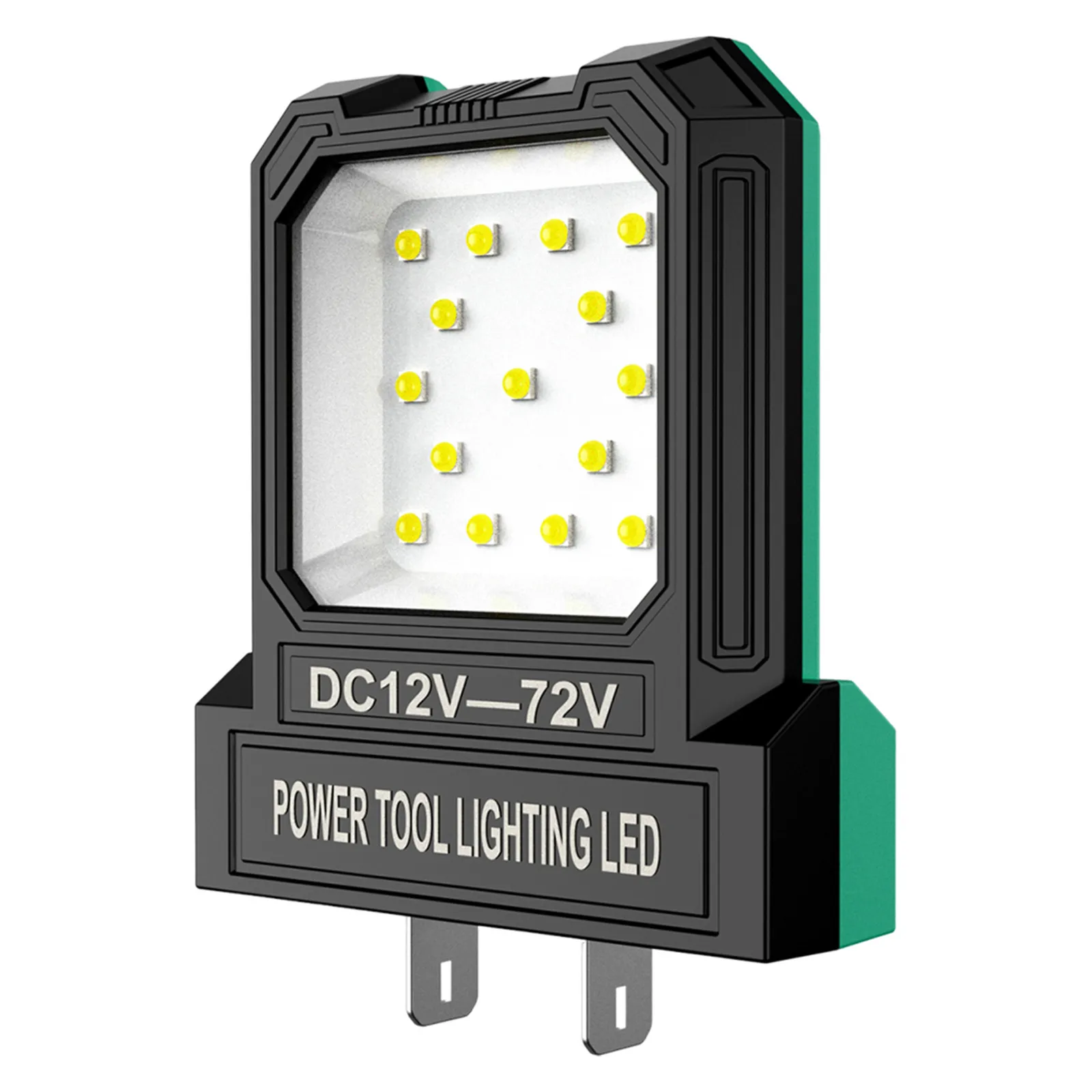 

12V-72V LED Mini Pocket Work Light with 2 Modes Lighting No Battery Super Bright Spotlight 550LM Floodlight Power Tool Accessori
