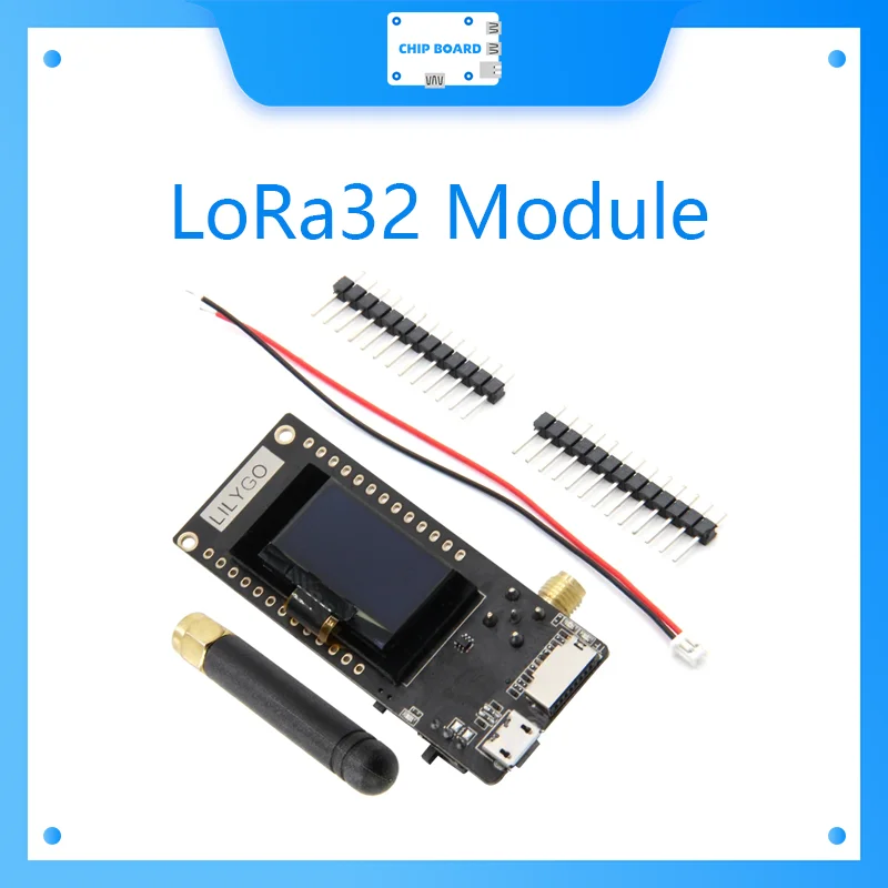 LoRa32 V2.1_1.6.1 ESP32 433/868/915/923MHZ 0.96 Inch OLED SD Card Bluetooth WIFI Module Metering Passenger Flows