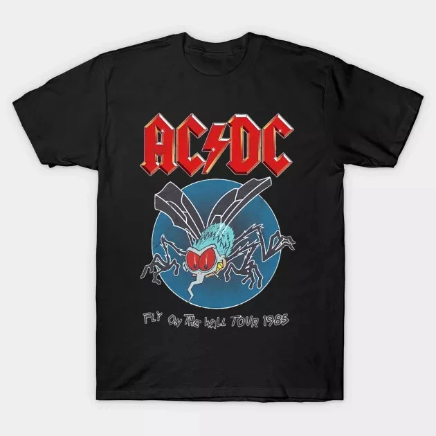 

Acdc T-Shirt American Band Singer T-shirt Men Street Hip-hop Rock Short-sleeved Women Cotton Round-neck Top High Quality Tee