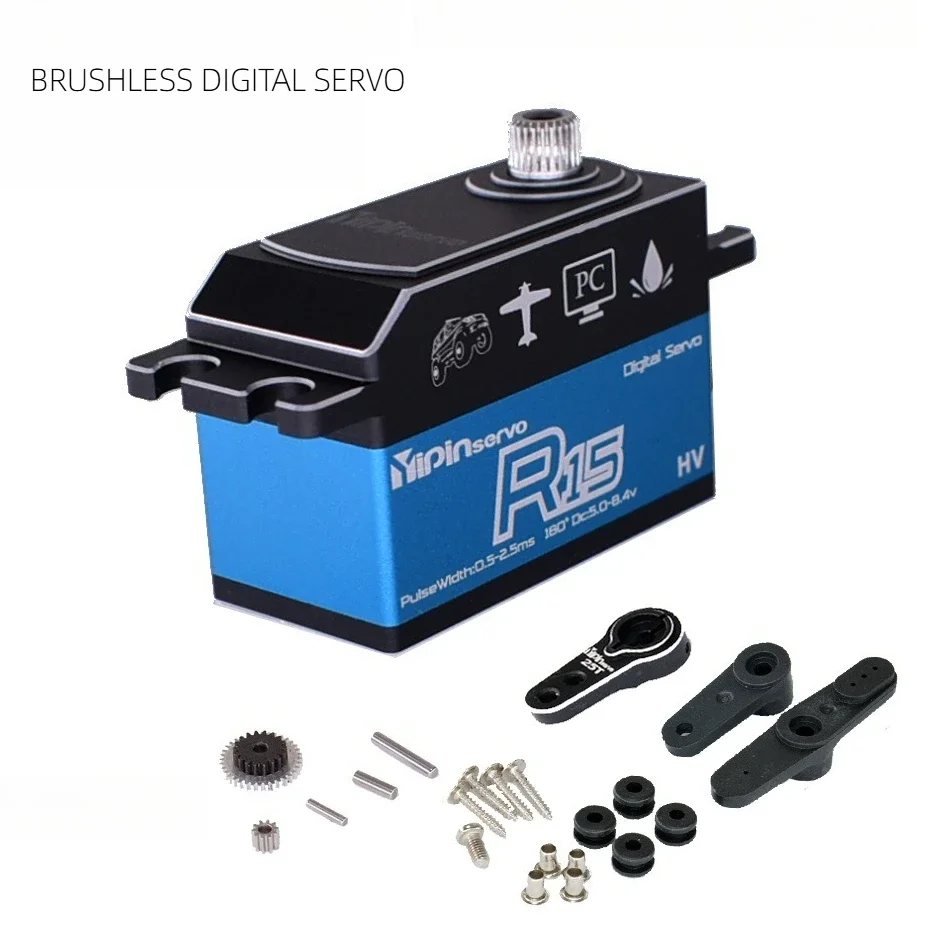 VivaCSYIPINSERVO R15 Low Profile Digital Servo Metal Gear For 1/10 RC Drift Car Robot DIY