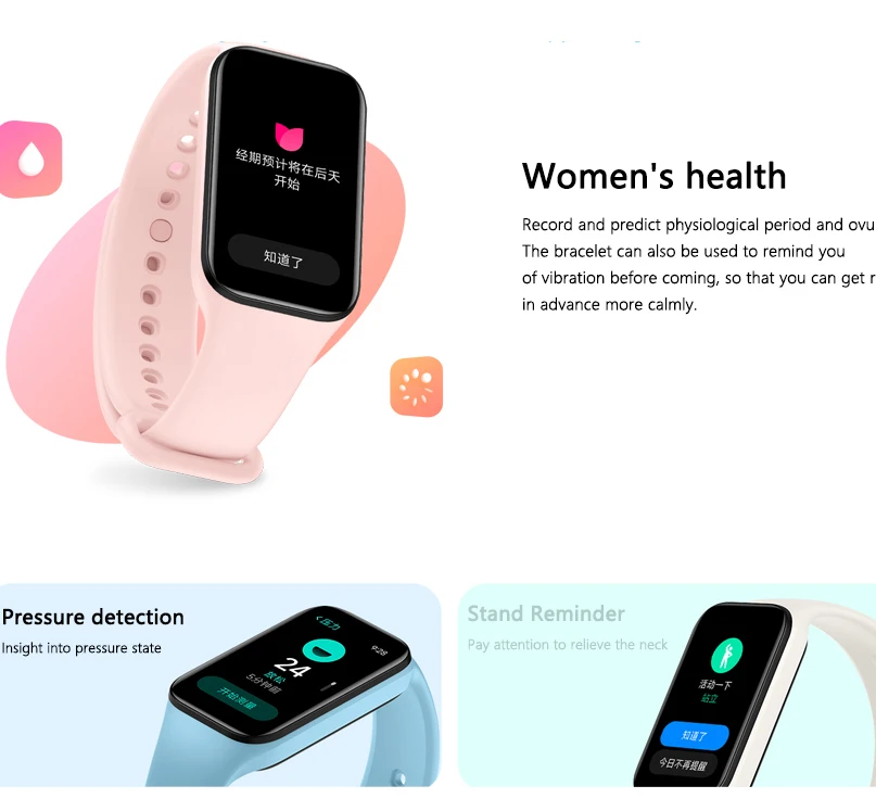 Xiaomi-pulsera inteligente Redmi Band 2 versión China, dispositivo con pantalla grande de 1,47 pulgadas, control del ritmo cardíaco y del oxígeno en sangre, Bluetooth 5,1