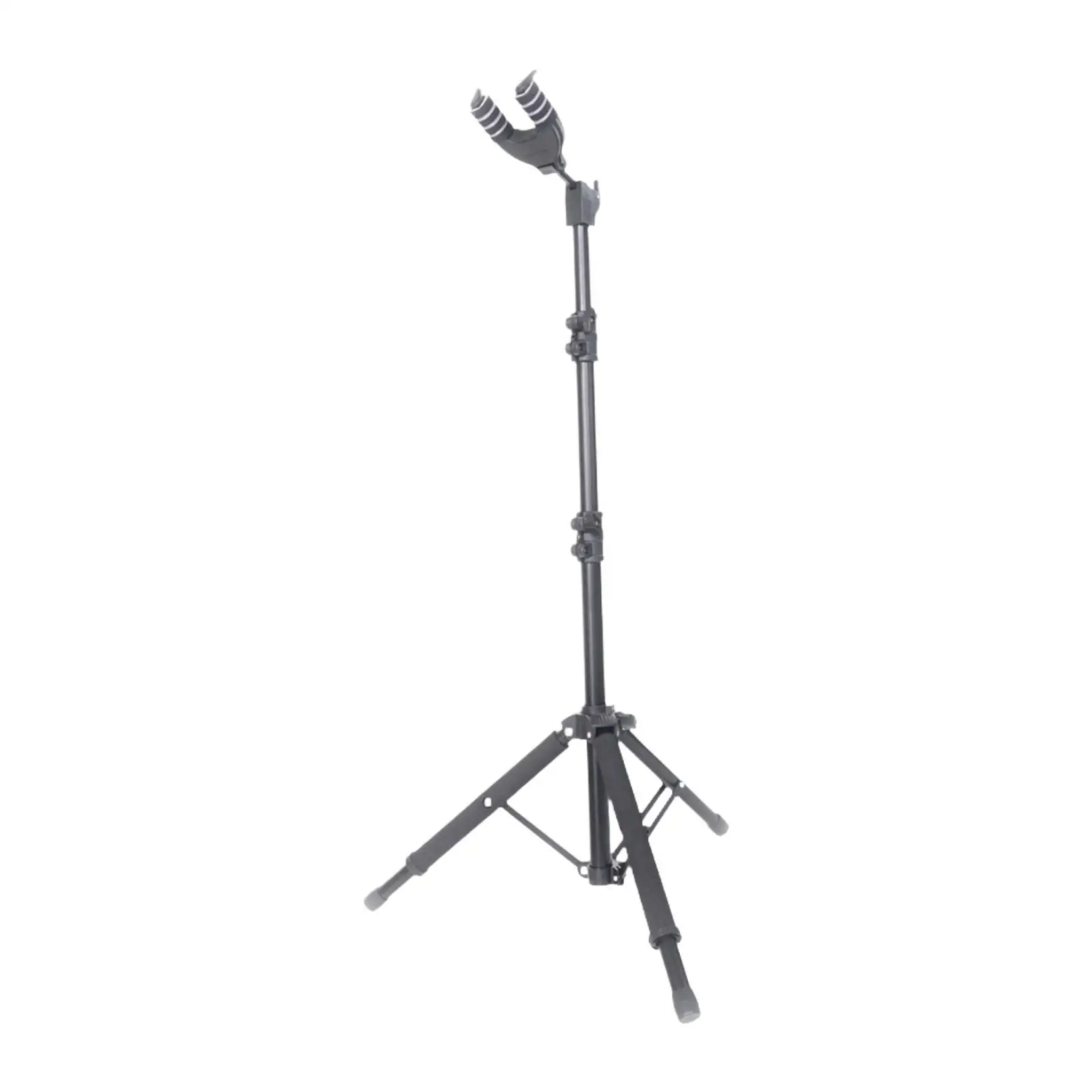 Foldable Guitar Stand Metal a Frame Floor Holder with Self Lock for Electric Acoustic Bass Classical Guitar Ukelele