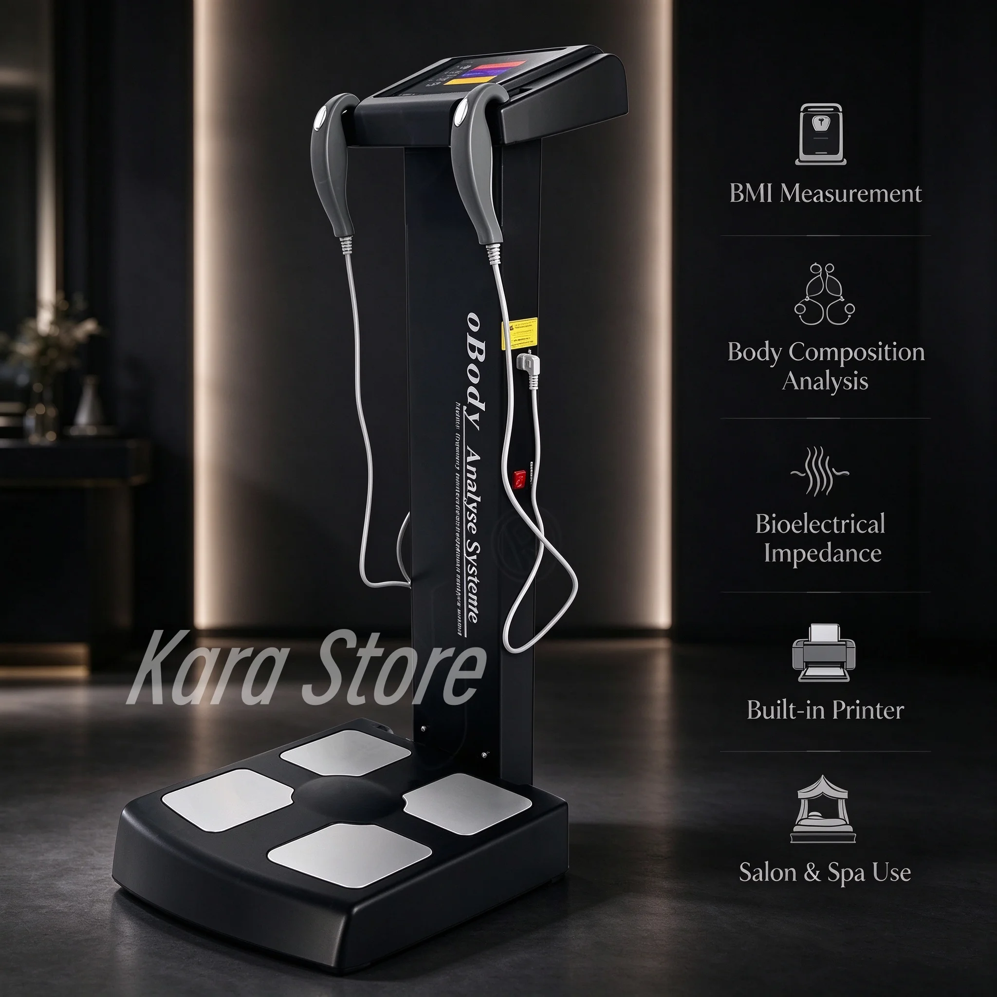 Salon SPA Body Composition Analysis Equipment Bioelectrical Impedance Analyzer With Printer BMI Measurement Machine