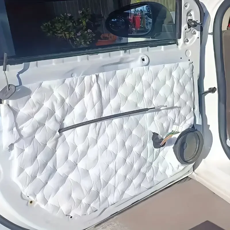 

1pc Car Sound Insulation Cotton Finish Self-Adhesive Car Soundproofing Shock Absorption Cotton For Camper Van Caravan Motorhome