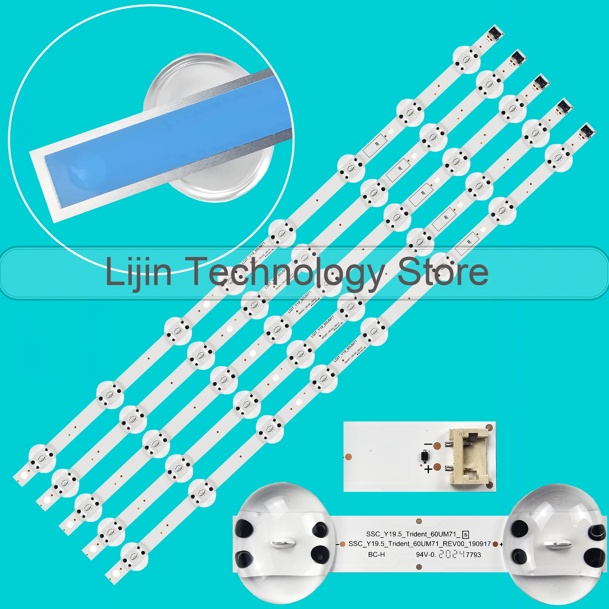 

LED BackLight Strip For LGIT_Y19_60UM71 60UM71 60UM71007LB 60UN71006LB 60UM71007LB 60UM6900PUA 60UN7000PUB 60UN7000 60UN7000PUB