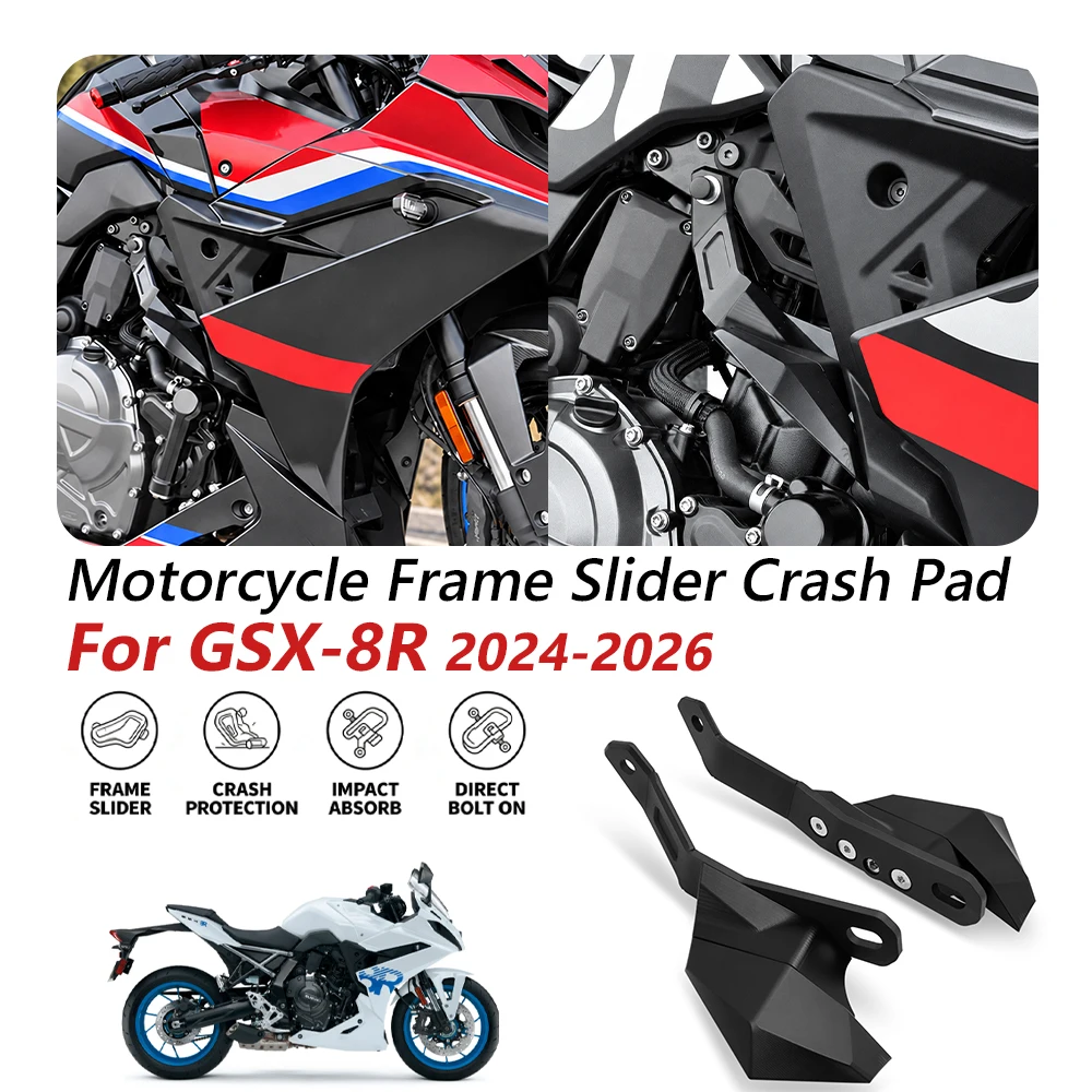 For GSX-8R GSX8R GSX 8R 2024 2025 2026 Motorcycle Engine Frame Slider Crash Pad Side Fairing Guard Falling Protection Block Ball
