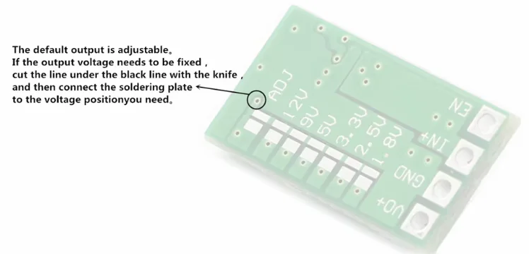 Ultra-Small Size DC-DC Step Down Power Supply Module 3A  Buck Converter Adjustable 1.8V 2.5V 3.3V 5V 9V 12V