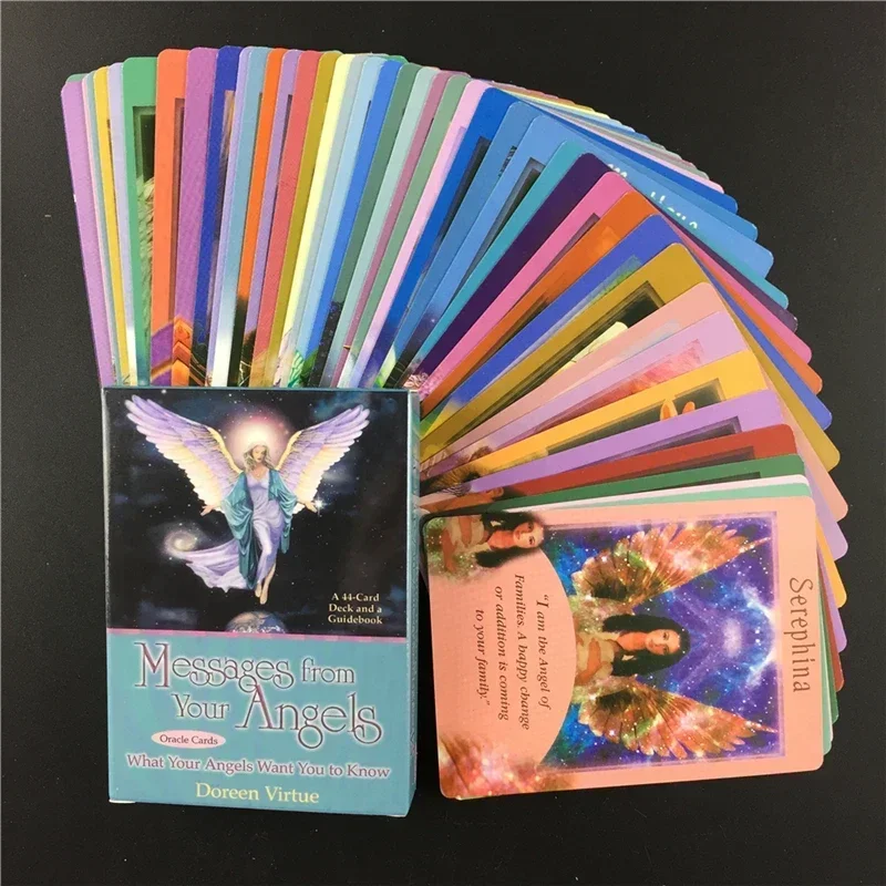 Tarot Cards Messages From Your Angels What Your Angels Oracle Cards Board Deck Games For Party Playing Card Game