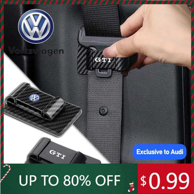 

For VW Volkswagen Jetta MK5 Golf Car Seat Belt Stabilizer Anchor Clip Anti-Shak Accessories For Volkswagen GTI Tiguan Jetta Tran