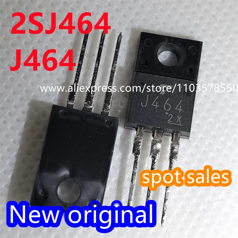 (10PCS) 100% brand new original converter motor driver chip J464 2SJ464 direct insertion TO220F MOSFET 100V 18A