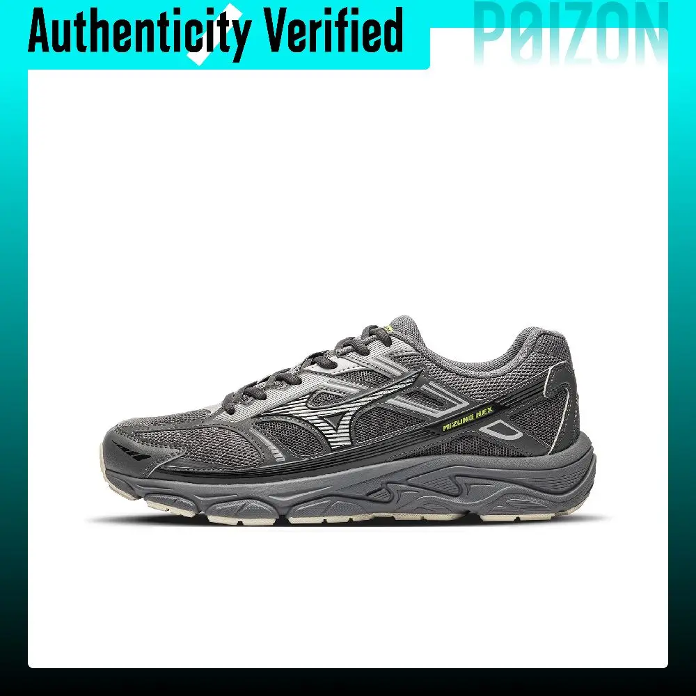 Mizuno NEX Running Shoes Unisex Low Top Plain Pure Gray D1GH262406