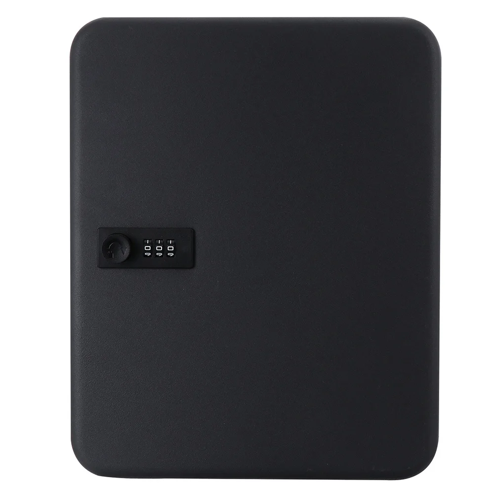 28 فتحة صندوق تخزين المفاتيح خزانة أمان المفاتيح المثبتة على الحائط مع قفل برمز ومقاوم للخدش للاستخدام على المدى الطويل #2