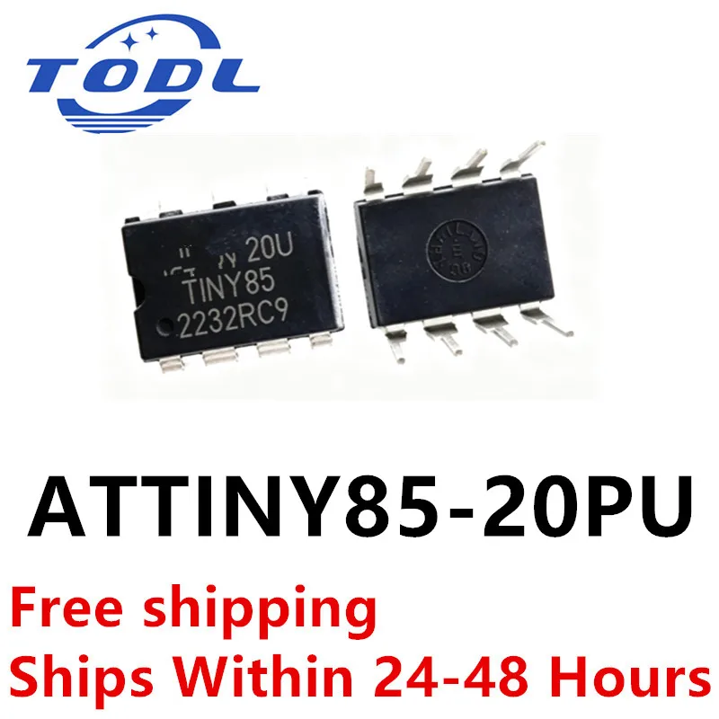(1-10piece)100% New ATTINY85  ATTINY85-20PU 20PU DIP-8 Chipset