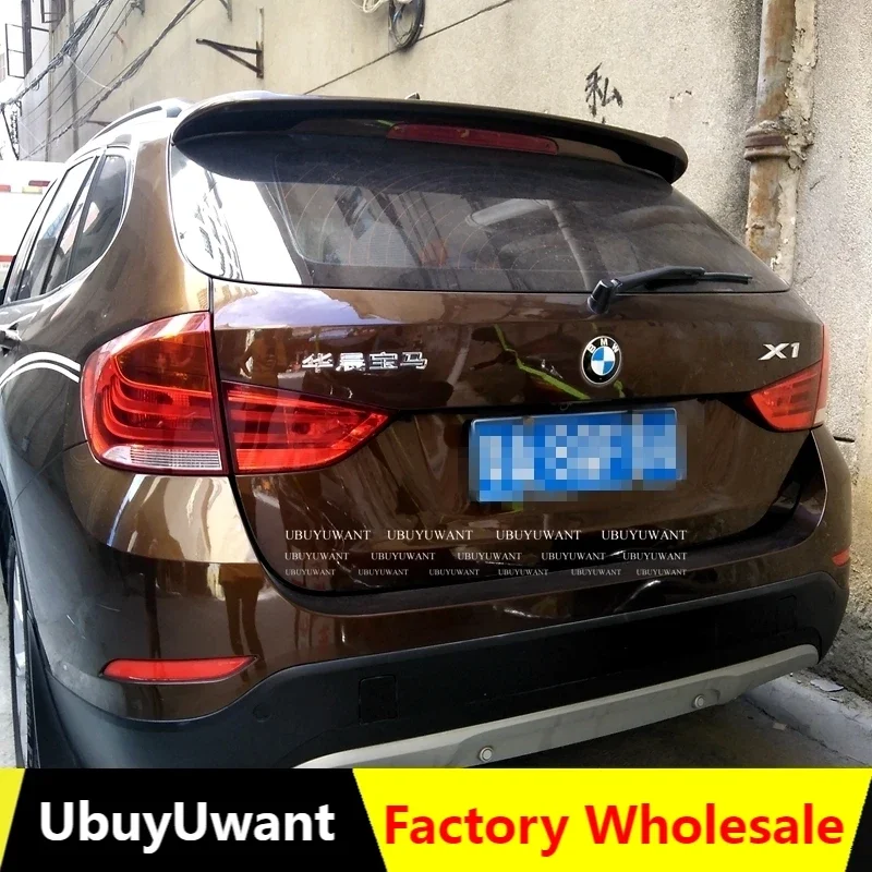 

Спойлер для BMW X1 E84 2015 2016 2017 2018 X1 E84, спойлер из высококачественного АБС-материала для заднего крыла автомобиля, задний спойлер из углеродного волокна