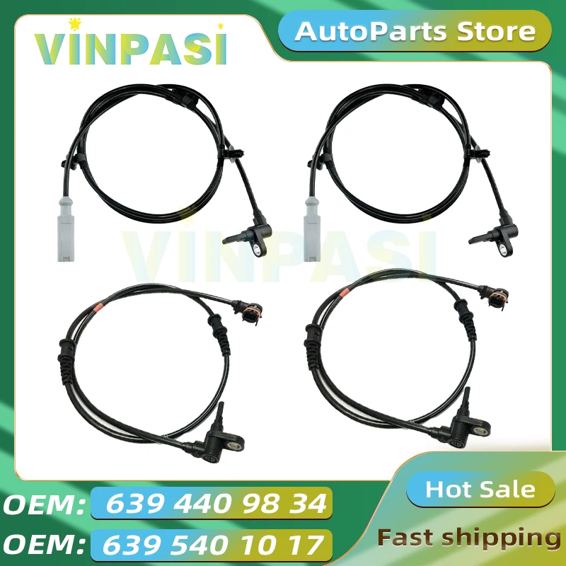 Front Rear ABS Speed Sensors Suitable for Mercedes Benz VIANO W639 High Quality Wheel Speed Sensor 6395401017 6394409834