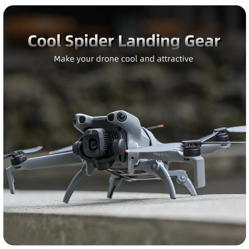 Foldable Drone Landing Gear Elevated Protective Spider Leg Stand Quick Release Support Frame For Drone Takeoff Landing Accessor