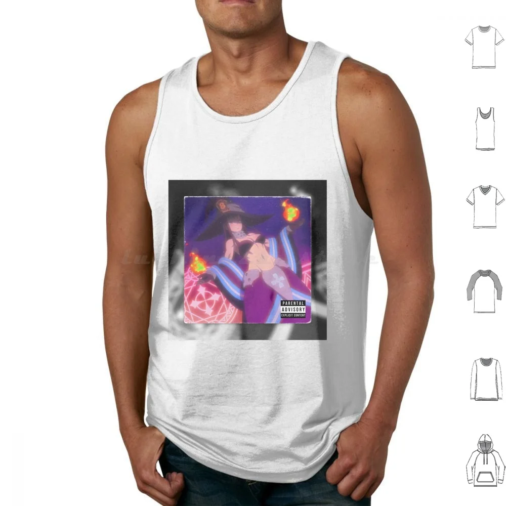 

Elite Tamaki Tank Tops Print Cotton Shinra Kusakabe Shinra Kusakabe Sho Sho Kusakabe Iris Maki Tamaki
