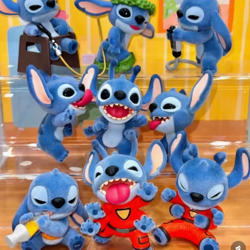 Подлинная стежка Ohana Means Family Series слепая коробка Kawaii Stitch украшения Mystery Box Decora аниме фигурка коллекция подарки игрушка
